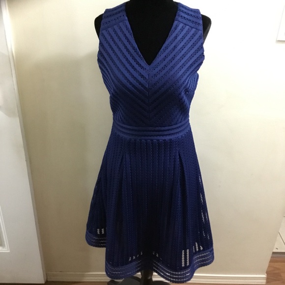 NWOT Gorgeous Pink Martini royal blue lace dress - Picture 1 of 15